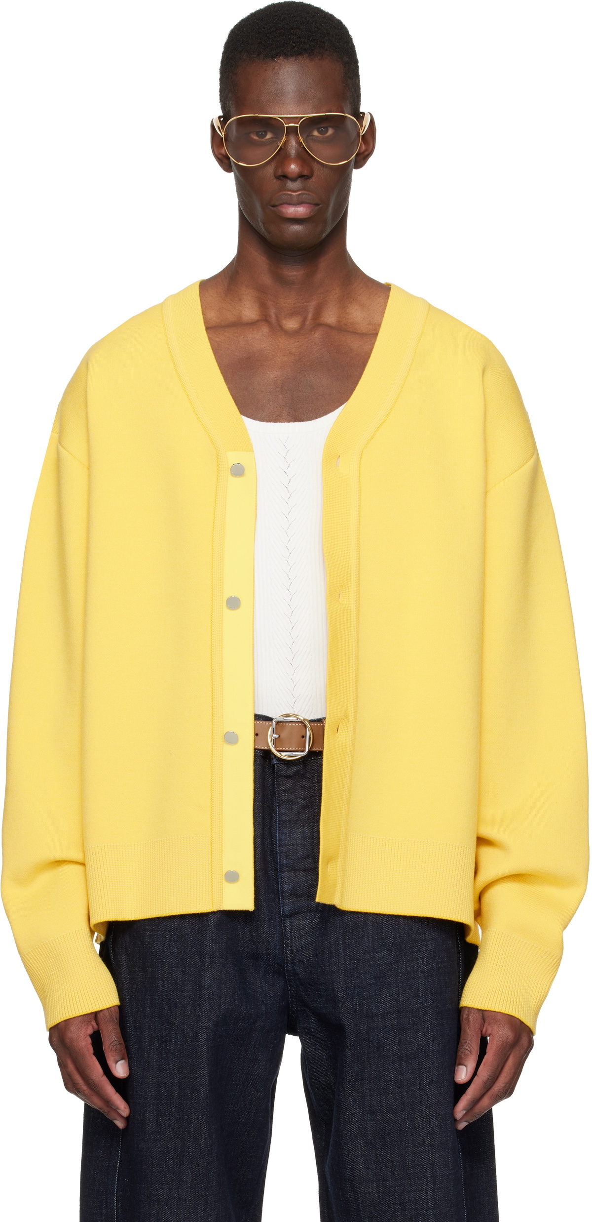 【未使用品】JACQUEMUS LA MAILLE TERAMO ポロシャツ S Jacquemus - La Maille Teramo polo sweater Jacquemus