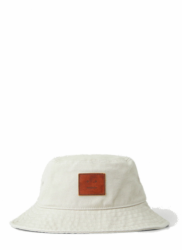 Photo: Face Patch Bucket Hat in Cream