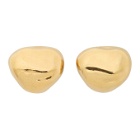 Bottega Veneta Gold Stud Earrings