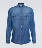 Brunello Cucinelli - Denim Western shirt