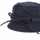 Jacquemus Men's Le Bob Gadjo Bucket Hat in Dark Navy