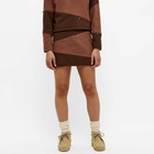 Daniëlle Cathari Women's x Woolrich Pocket Skirt in Two-Toned Brown