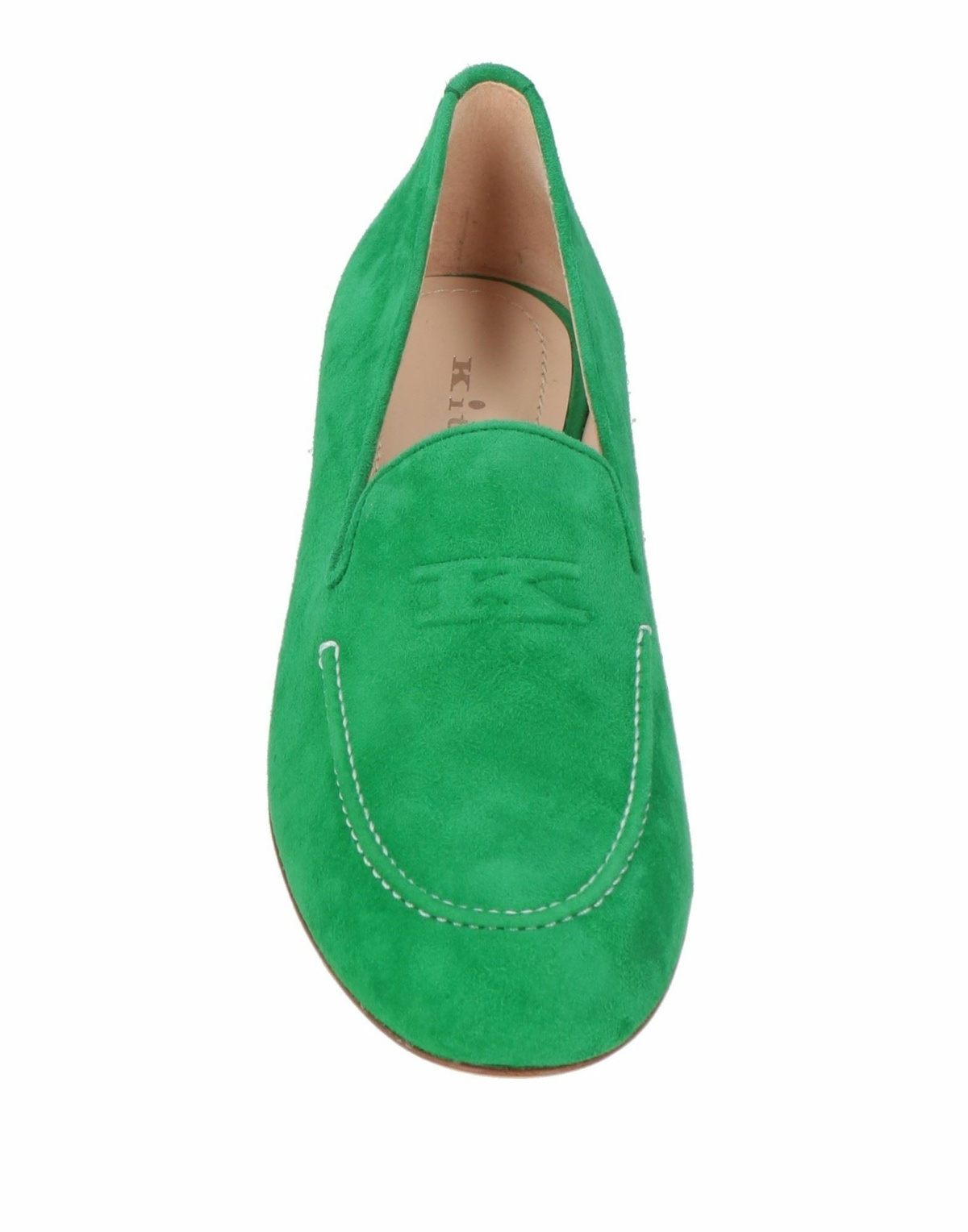 Kiton Womens Loafers in Green