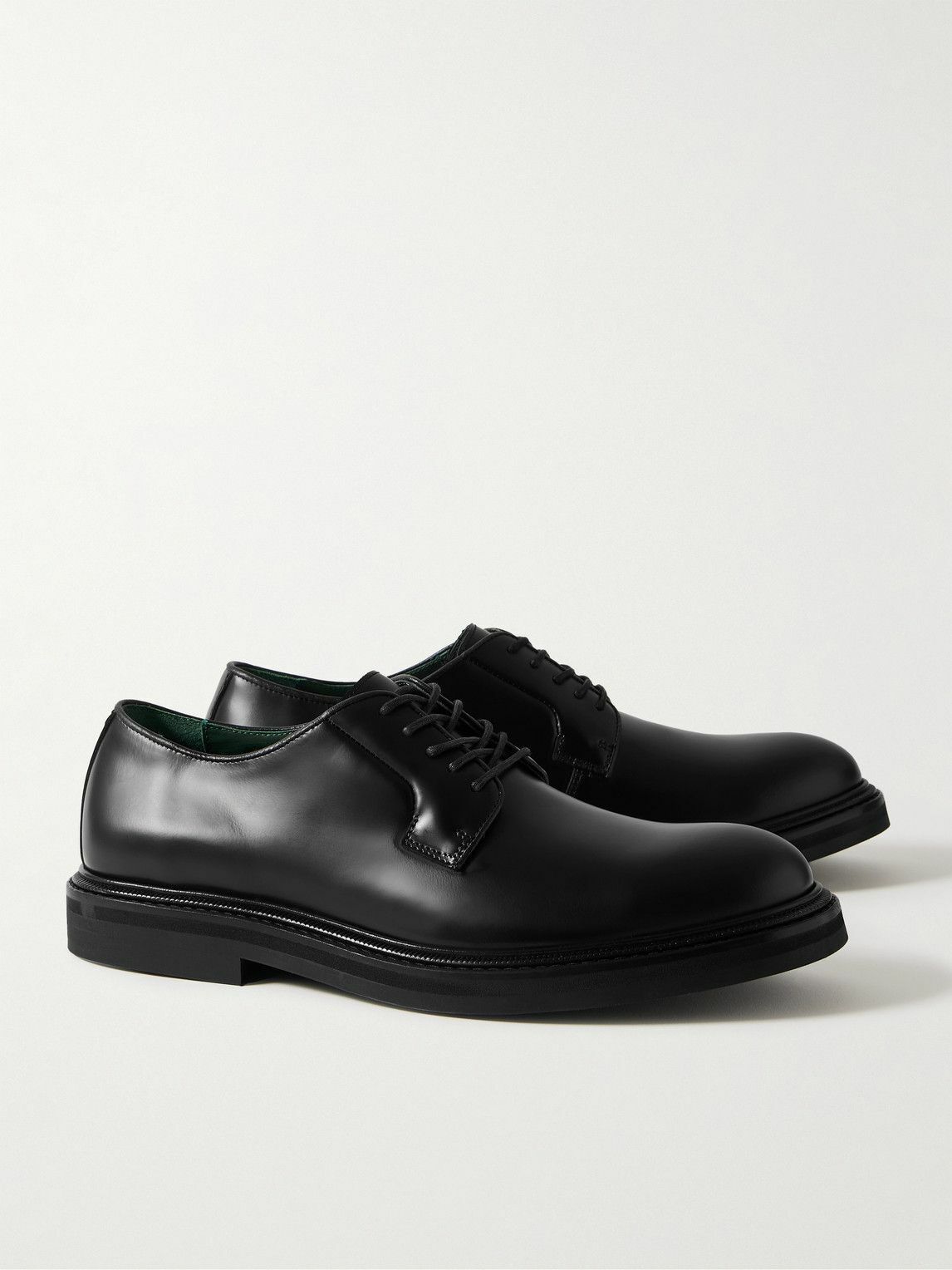 VINNY's - Vinnee Leather Derby Shoes - Black