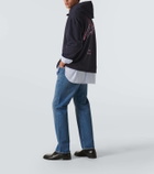 Valentino Logo cotton-blend jersey hoodie