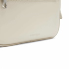 Courrèges Women's Slim Leather Camera Bag in Mastic Grey 