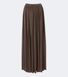 Max Mara Jersey maxi skirt