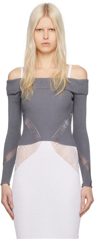 Photo: Isa Boulder Gray Floater Sweater