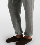 The Row Teo cashmere and cotton sweatpants