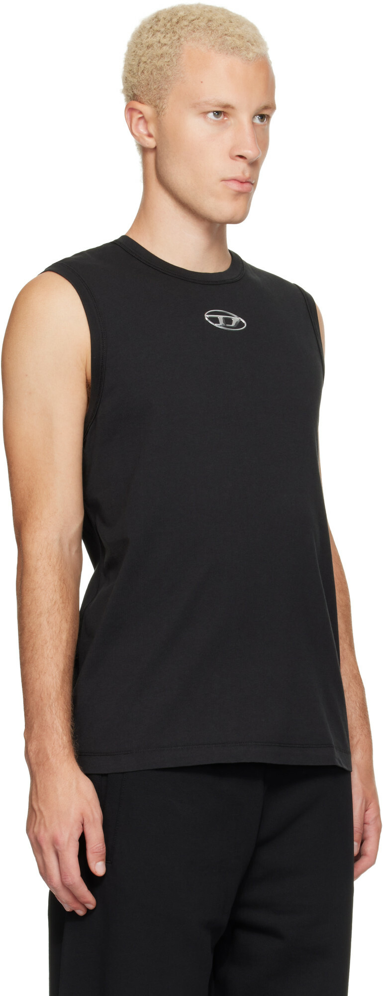 Diesel Black T-Bisco-Iod Tank Top