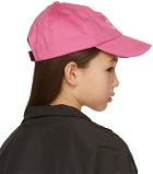 Off-White Kids Pink Stamp Baseball Cap
