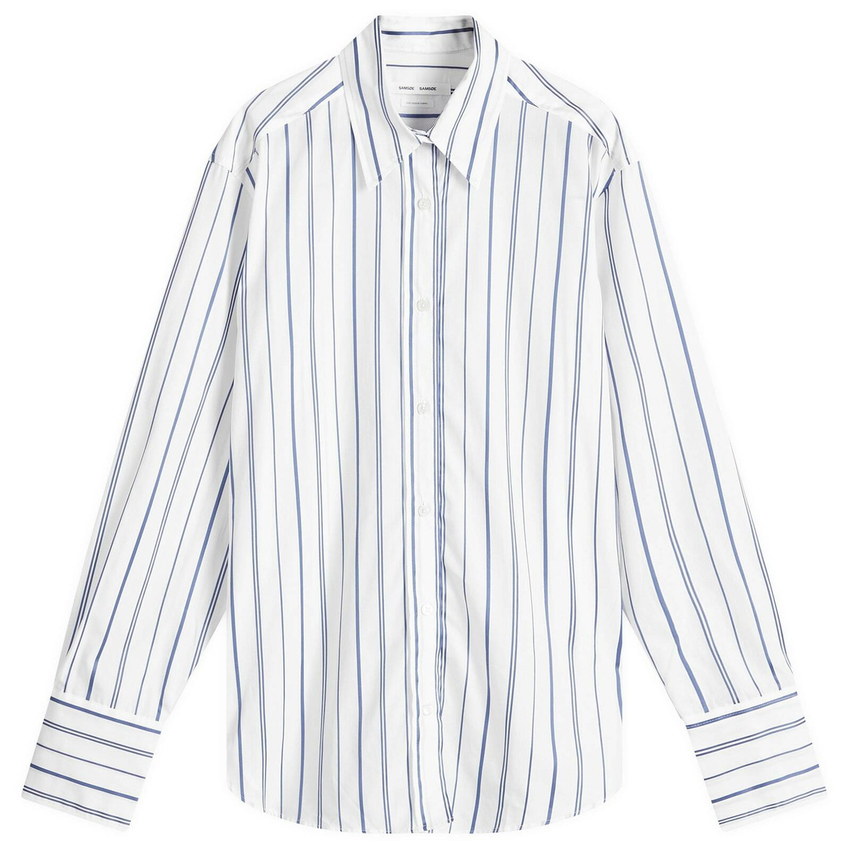 T-shirt SAMSOE Nobil Ls St 205 t-shirt femme MOYEN rayé équipage