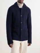 Rubinacci - Waffle-Knit Cashmere Cardigan - Blue