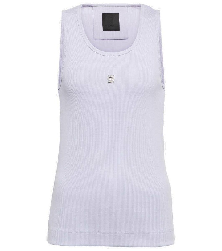 Photo: Givenchy 4G cotton jersey tank top