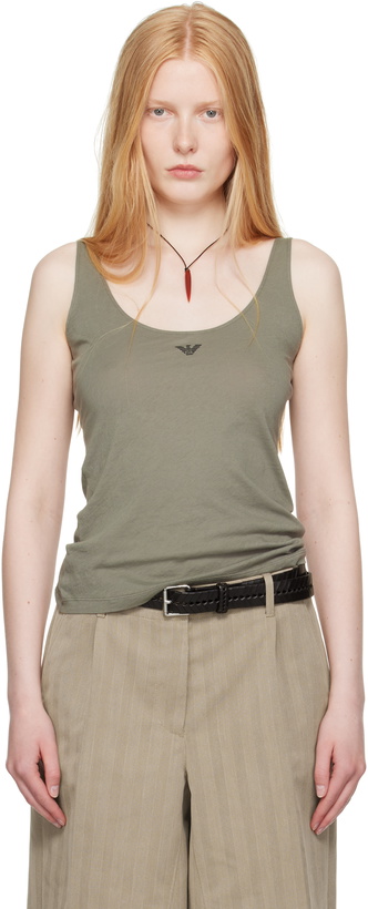 Photo: OUR LEGACY WORK SHOP Emporio Armani Gray Rivera Tank Top