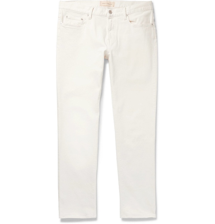 Photo: Jeanerica - Slim-Fit Organic Stretch-Denim Jeans - White