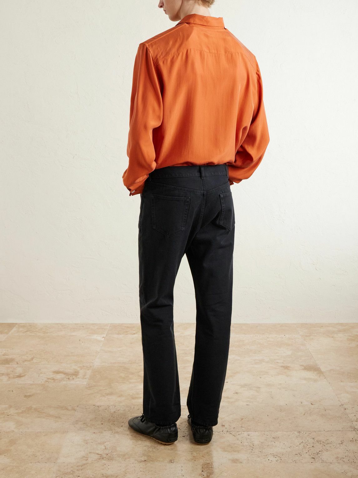 SAINT LAURENT - Straight-Leg Jeans - Black