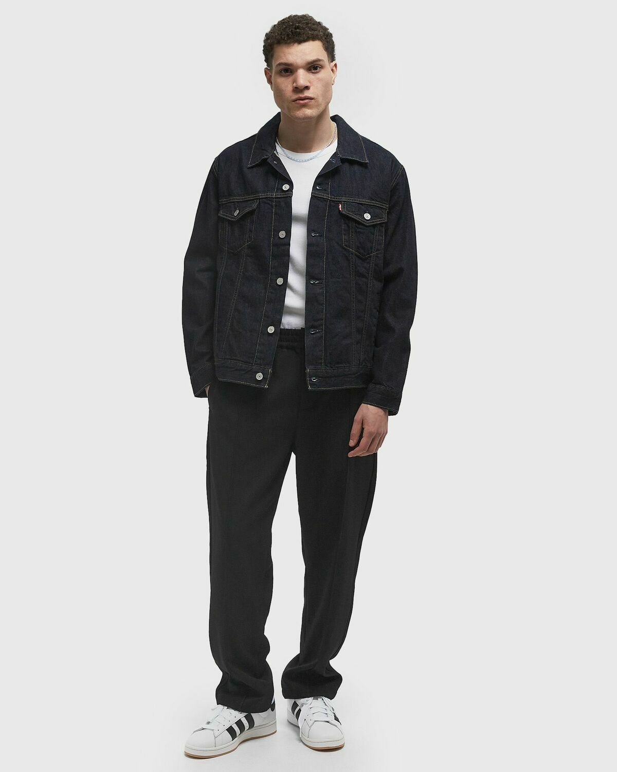 Levis THE TRUCKER JACKET Blue Mens Bomber Jacket