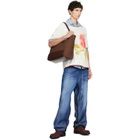 Marni Brown Canvas Tote