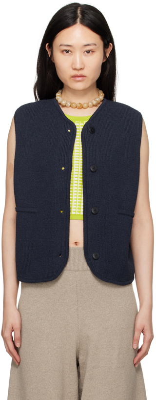 Photo: Cordera Navy Waistcoat Vest