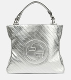 Gucci Blondie Medium metallic leather shoulder bag