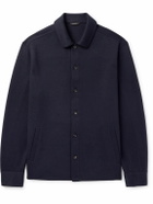 Loro Piana - Whitney Cotton, Silk and Cashmere-Blend Shirt Jacket - Blue