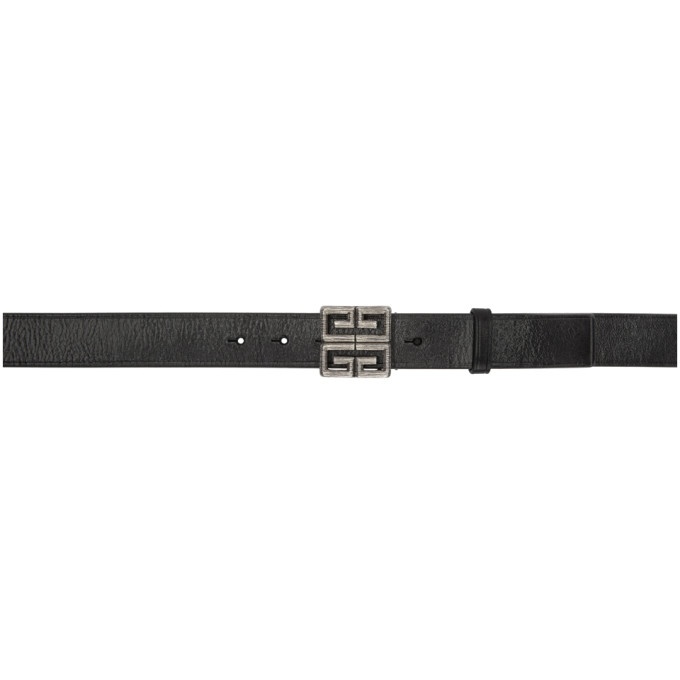 Photo: Givenchy Black 4G Engraved Belt
