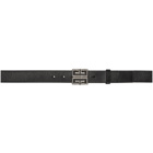 Givenchy Black 4G Engraved Belt