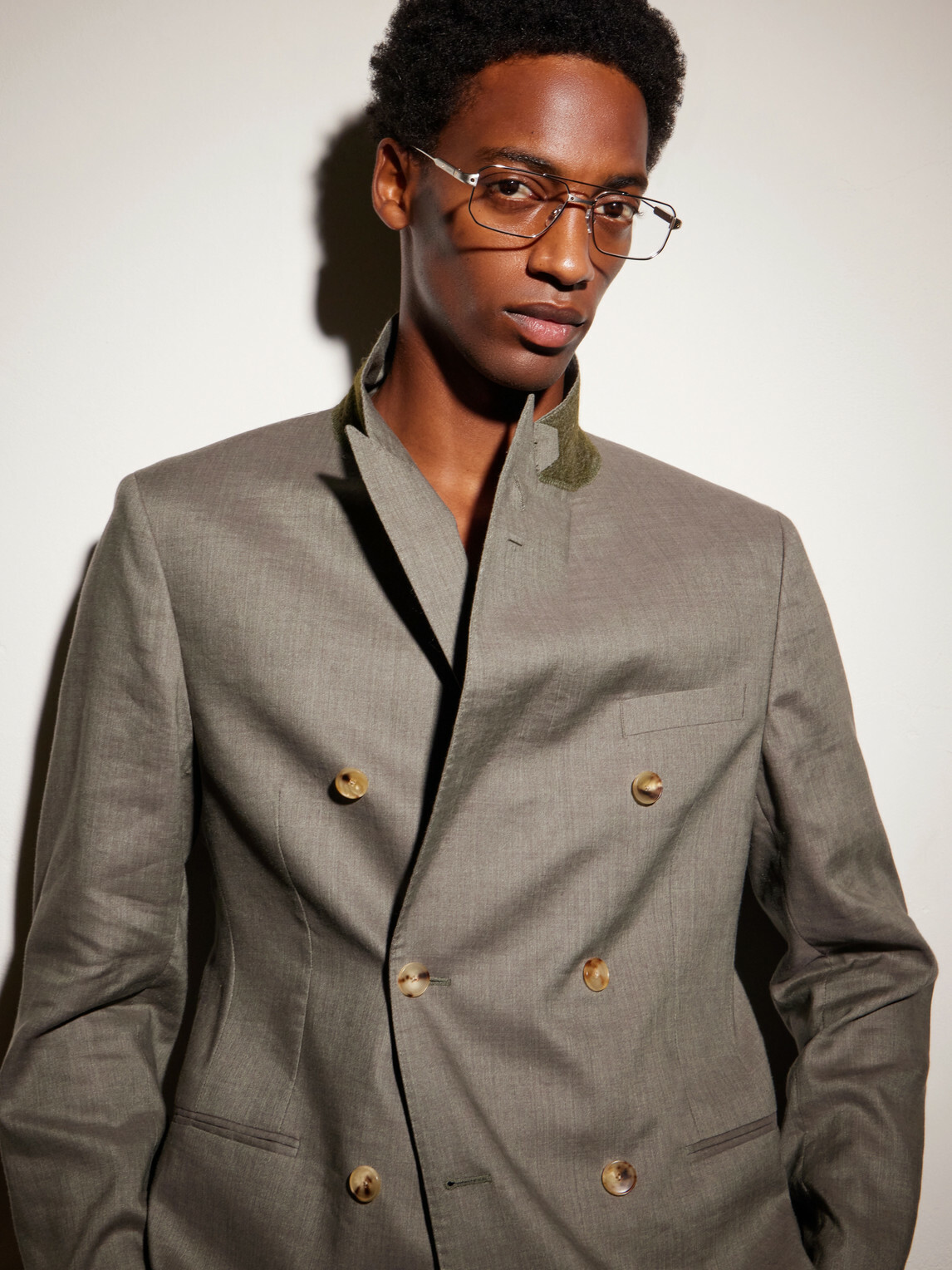 Cartier Eyewear - Santos de Cartier Aviator-Style Silver-Tone Glasses - Silver