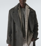 Umit Benan Gianni alpaca and wool coat