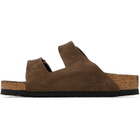 Birkenstock Brown Regular Arizona Soft Footbed Sandals
