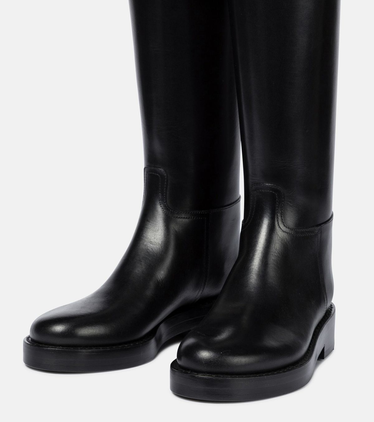 Ann Demeulemeester - Leather riding boots Ann Demeulemeester