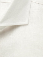 Favourbrook - Bridford Cutaway-Collar Linen Shirt - White