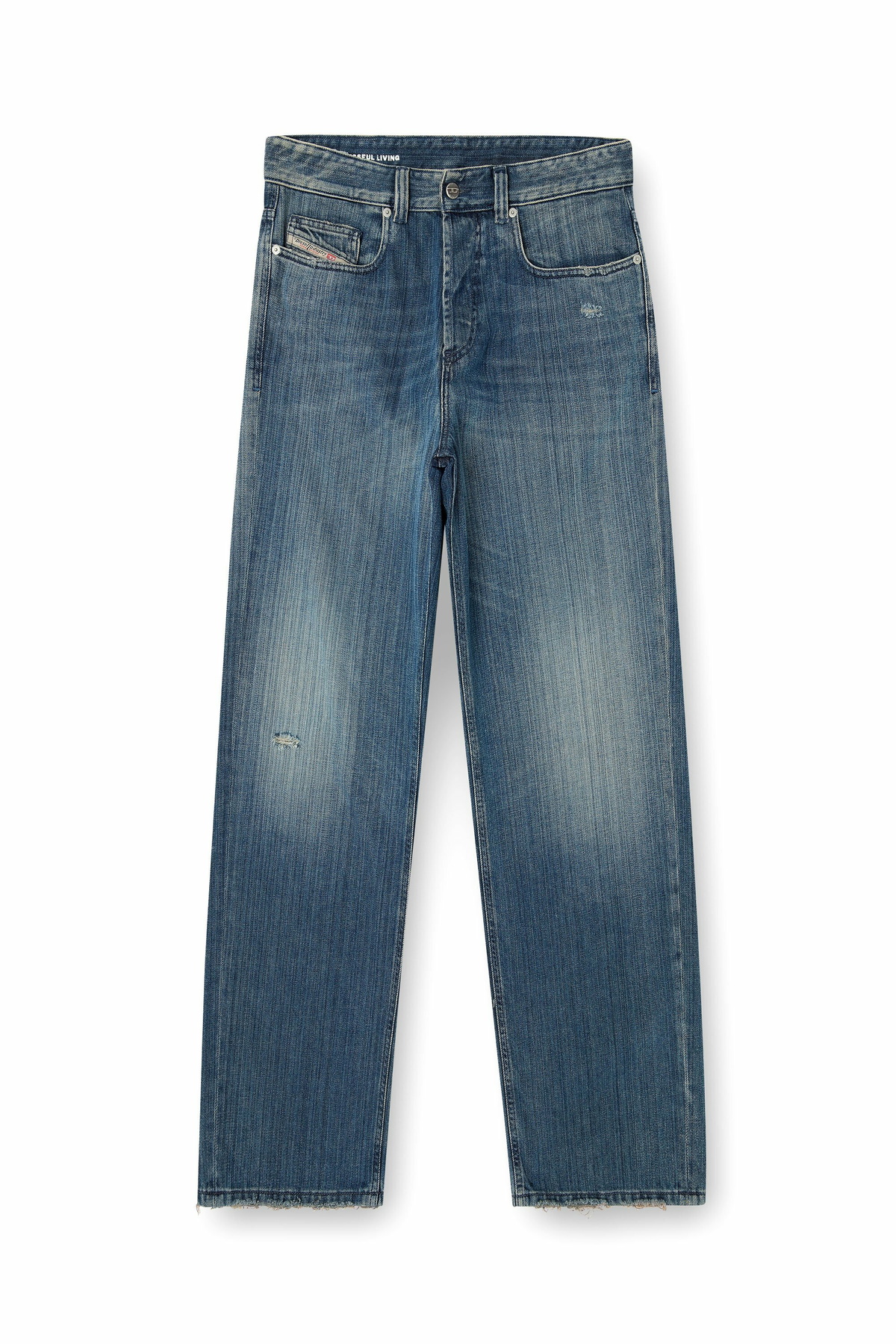 Diesel Relaxed Jeans - 2001 D-Macro - Jeans Mens in Blue Diesel