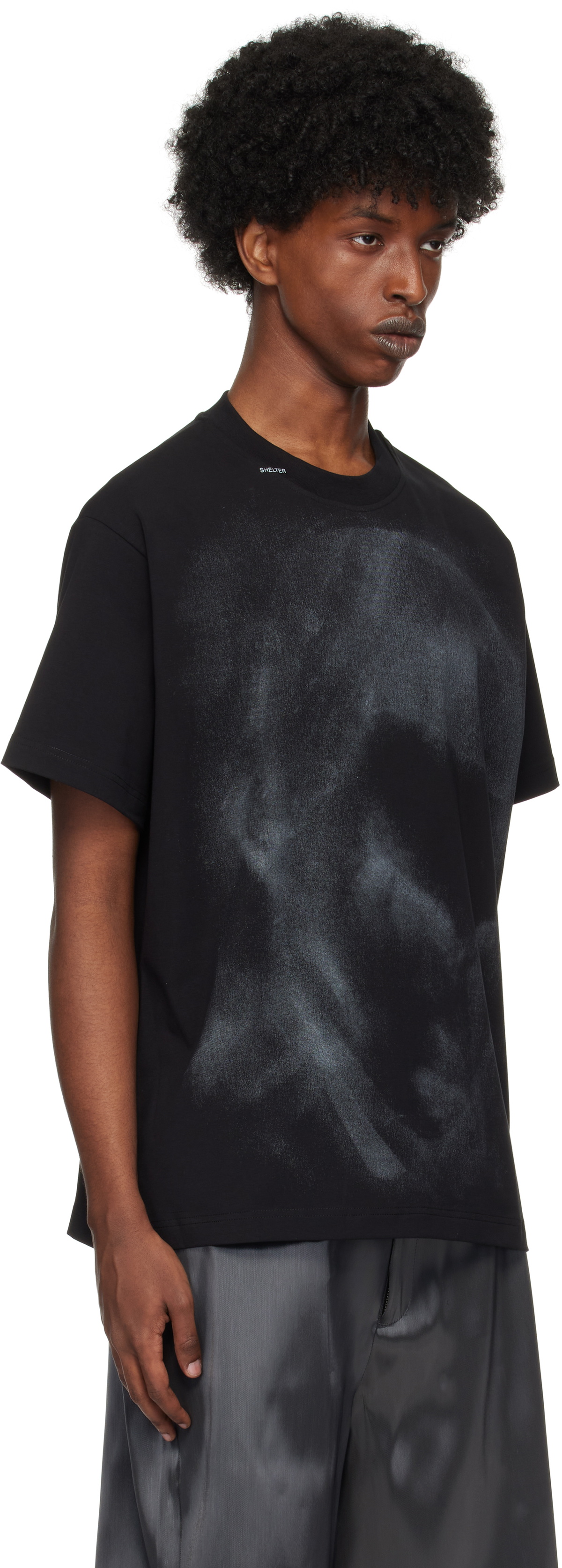 HELIOT EMIL Black Guardian T-shirt Heliot Emil