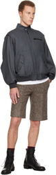 UNDERCOVER Gray UC2E4211 Bomber Jacket