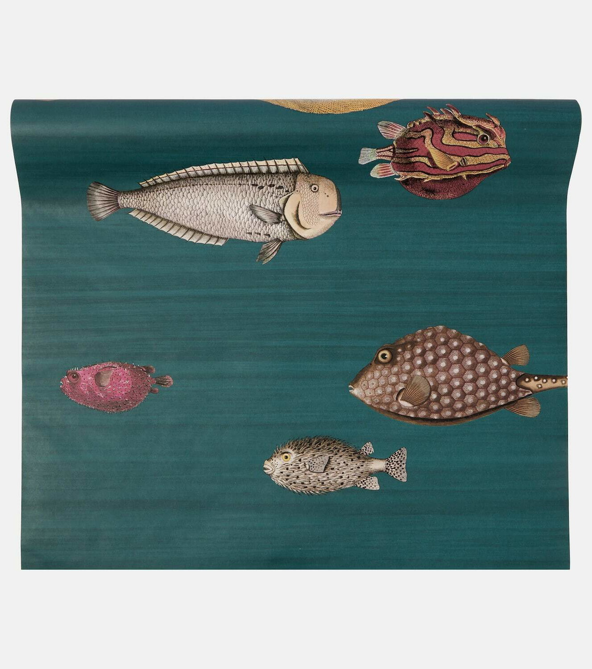 Fornasetti x Cole & Son Acquario printed wallpaper