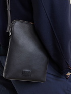 Paul Smith - Logo-Embossed Leather Phone Pouch
