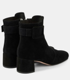 Roger Vivier Trés Vivier 45 suede ankle boots