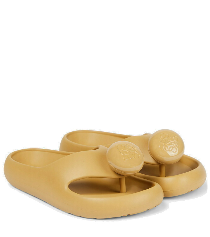 Photo: Loewe Paula's Ibiza Bubble rubber thong sandals