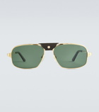 Cartier Eyewear Collection - Rectangle-frame acetate sunglasses