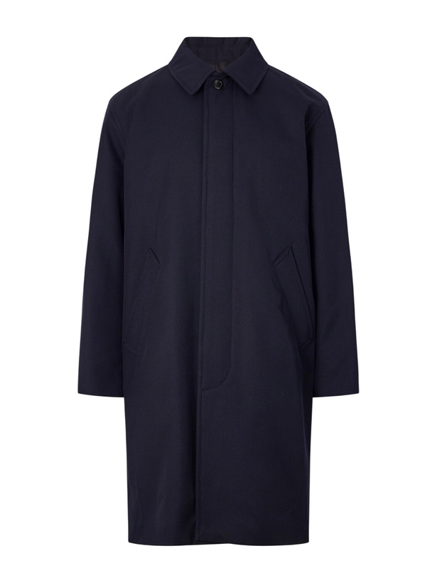 Photo: A.P.C. - Mac Hugo gabardine trench coat - Blue