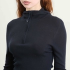 Cecilie Bahnsen Women's Belma Merino Knit Hoodie in Navy