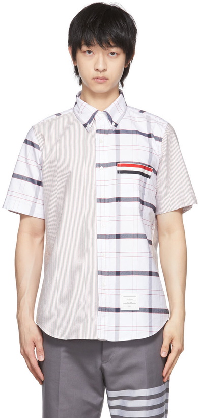 Photo: Thom Browne White Cotton Shirt