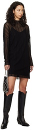 ANINE BING Black Clare Minidress
