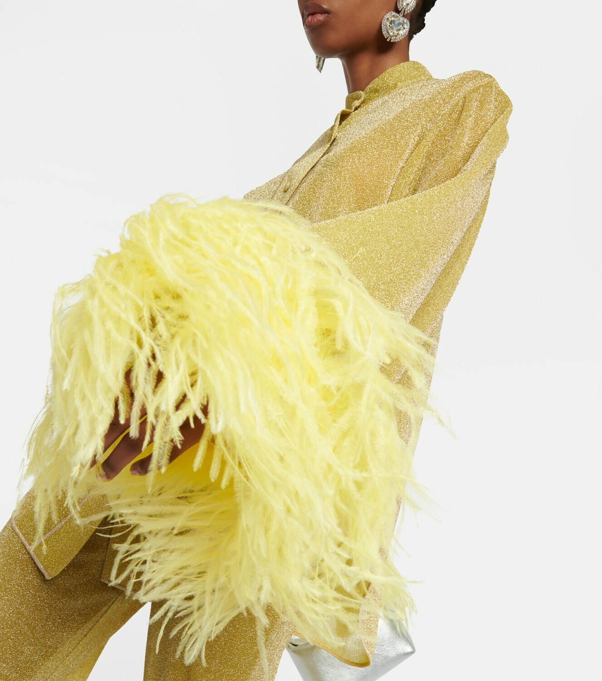 Oséree Lumière Plumage long pants