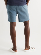Outerknown - Hightide Straight-Leg Organic Cotton-Blend Terry Drawstring Shorts - Blue