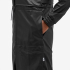 Rains Women's String Rain Parka Jacket in Black Grain