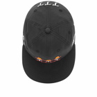 The Trilogy Tapes Men's Multi Logo Baseball Cap in Black