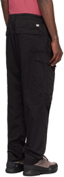 C.P. Company Black Loose Cargo Pants